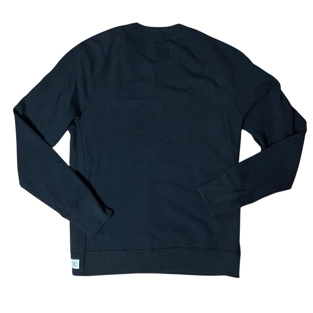 Reigning Champ Mens S Black‎ Cotton Crewneck Sweatshirt Logo Athletic Streetwear - Picture 11 of 12